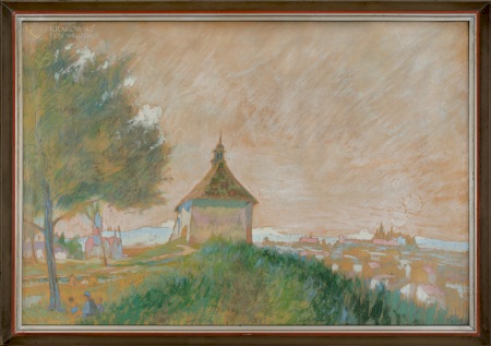 Autor nieznany Kraków - pod kościółkiem św. Benedykta (lata 40.)