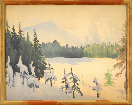 LESZKO Ludwik Zima w górach (1940)