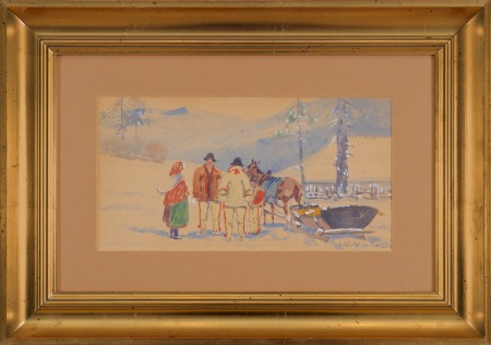 SETKOWICZ Adam Górale przy saniach
