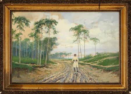 WIERCIAK Zygmunt Krakowiak na polnej drodze (1942)