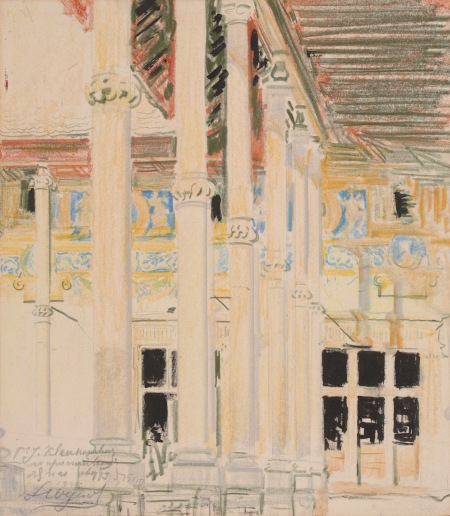 WYCZÓŁKOWSKI Leon Kolumnada wawelska (1920)