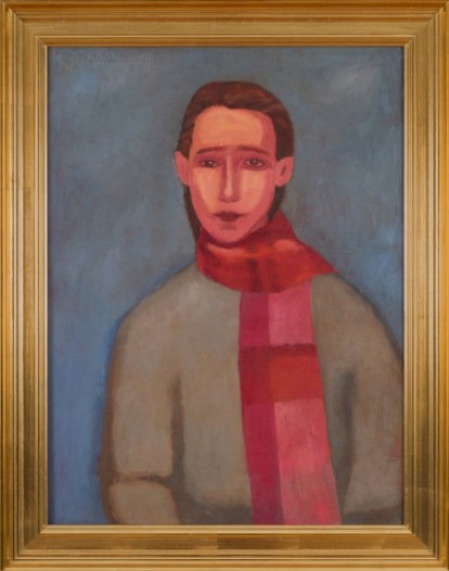 ZAKRZEWSKI Roman Portret z szalem (1984)