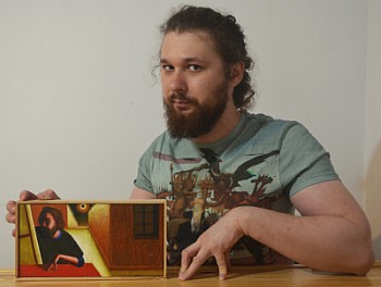 Dawid Zdobylak w pracowni